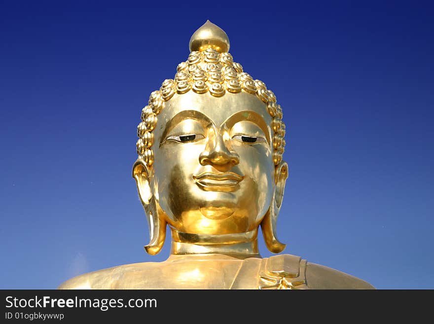 Image of a big buddha at the Golden Triangle, Thailand