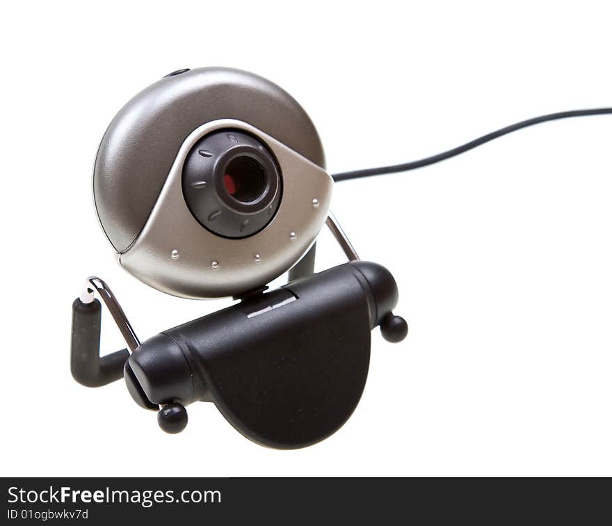 Webcam isolated on white