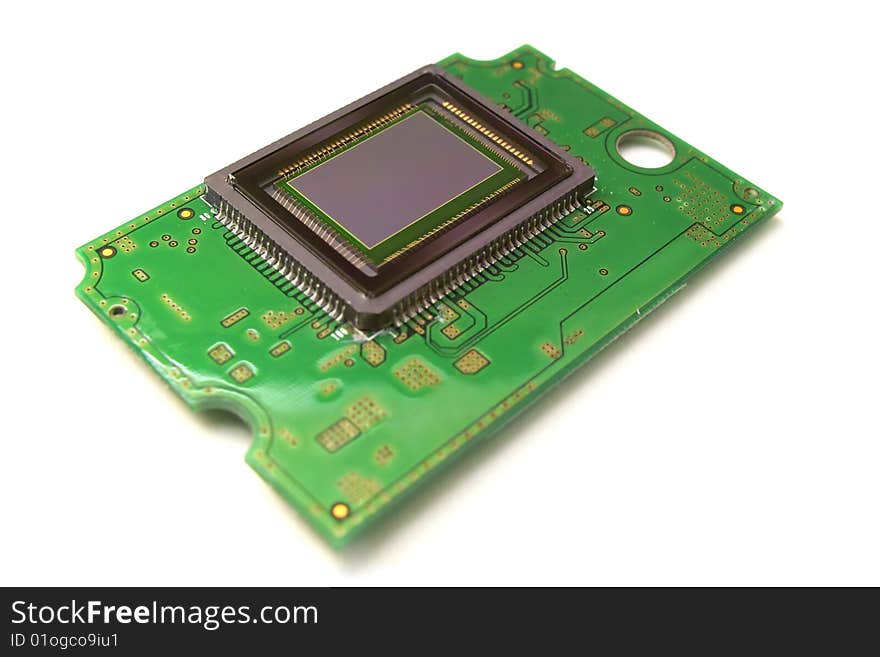 Digital photo sensor on plate