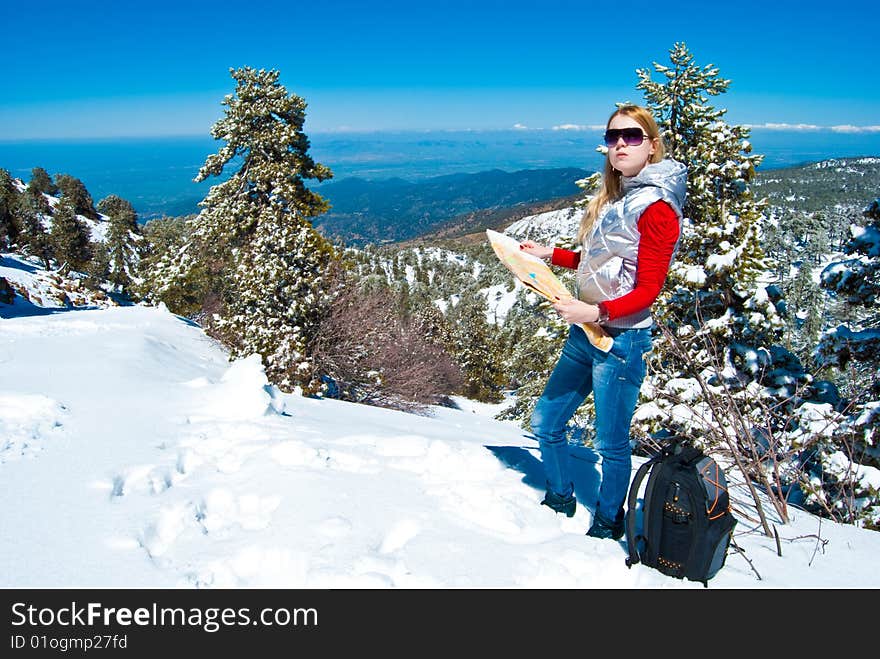 Young Girl In The Mountains