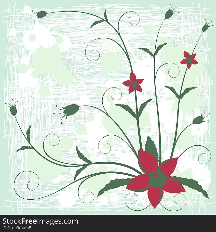 Floral background.