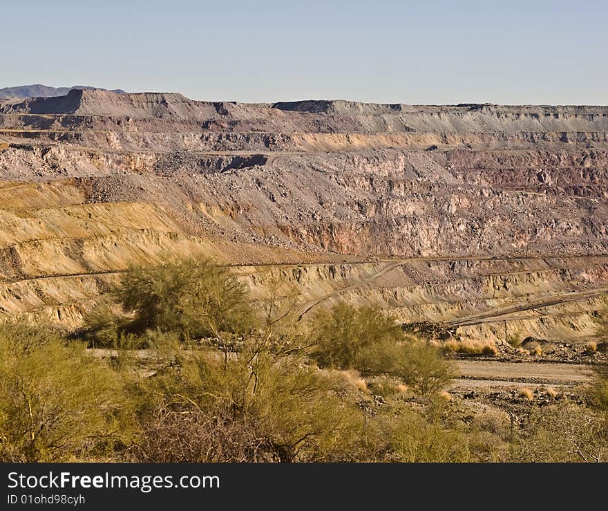 Abandoned Copper Strip Mine at Ajo