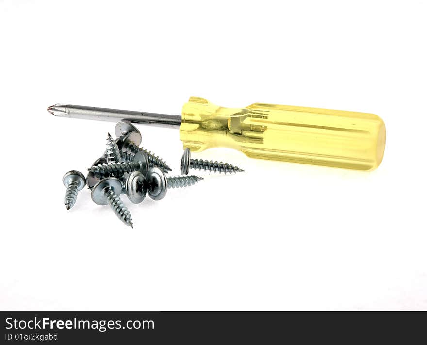 Screw-driver and screws