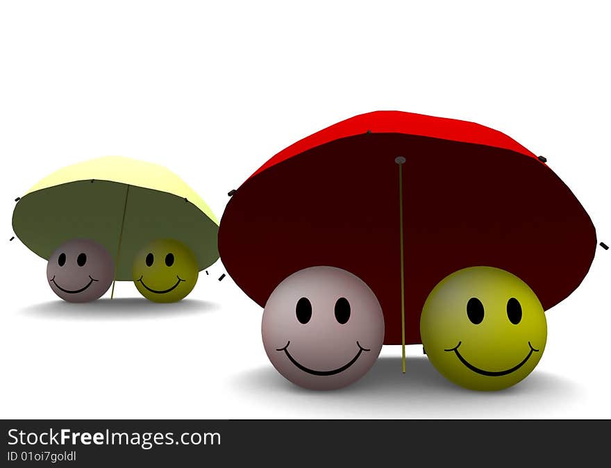 Umbrella Smileys