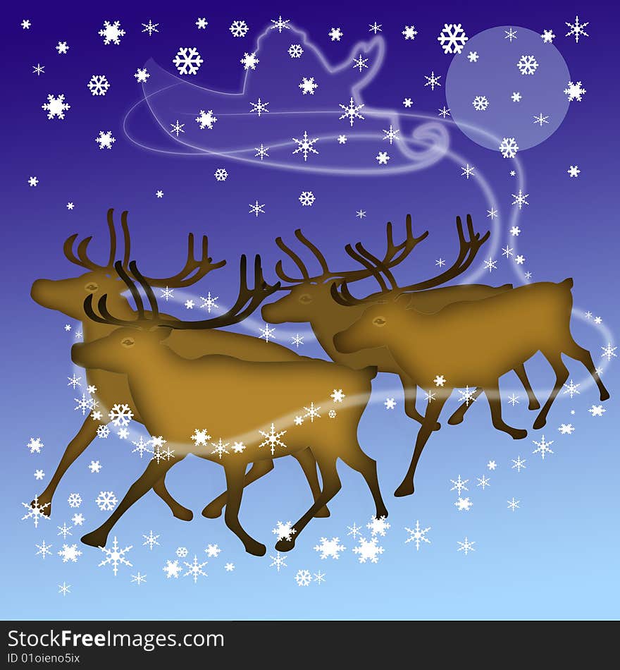 Deers of Santa