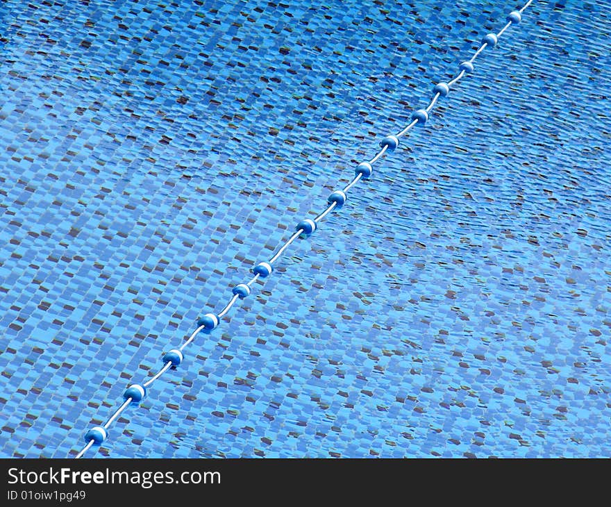 Buoys In Pool Water