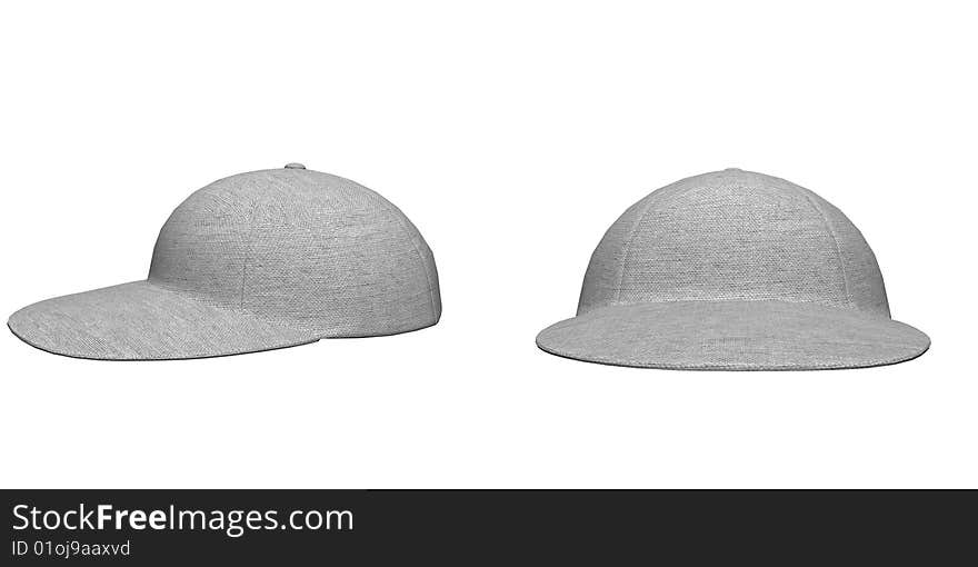 Baseball Cap  Isolated On A White