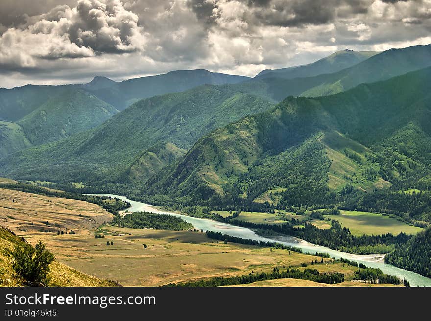 River in the mountains