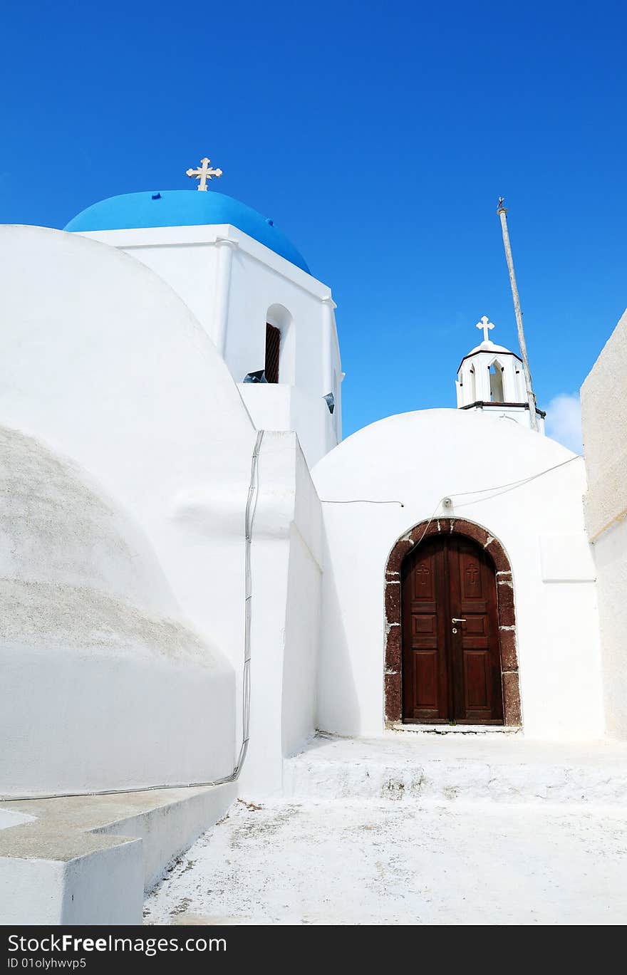 Holy White Church in Greece