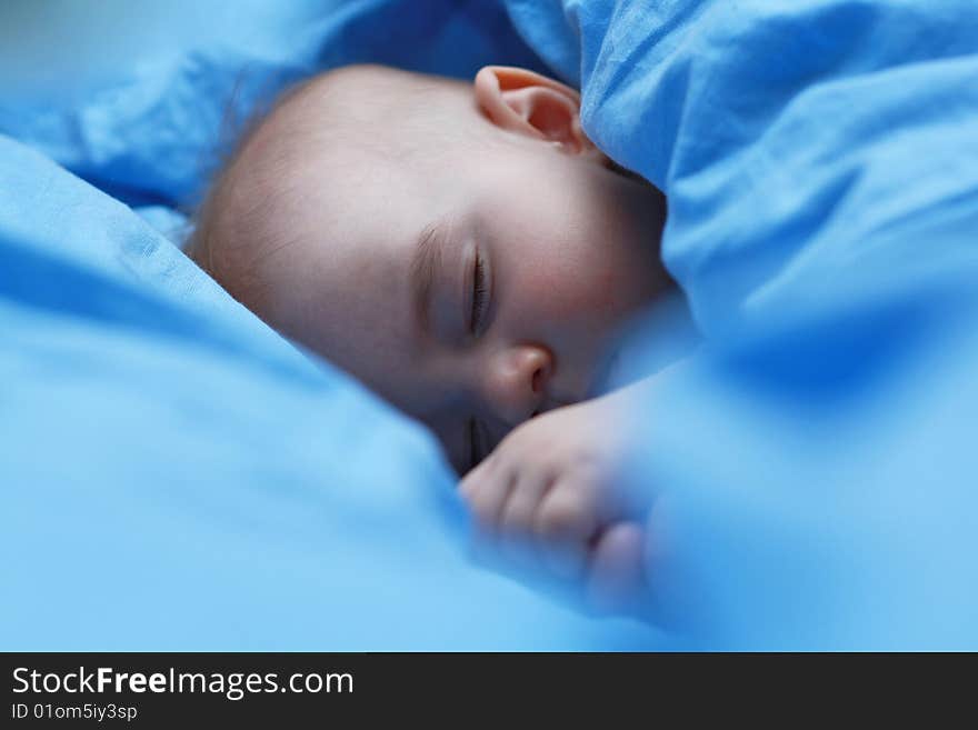 Cute sleeping baby