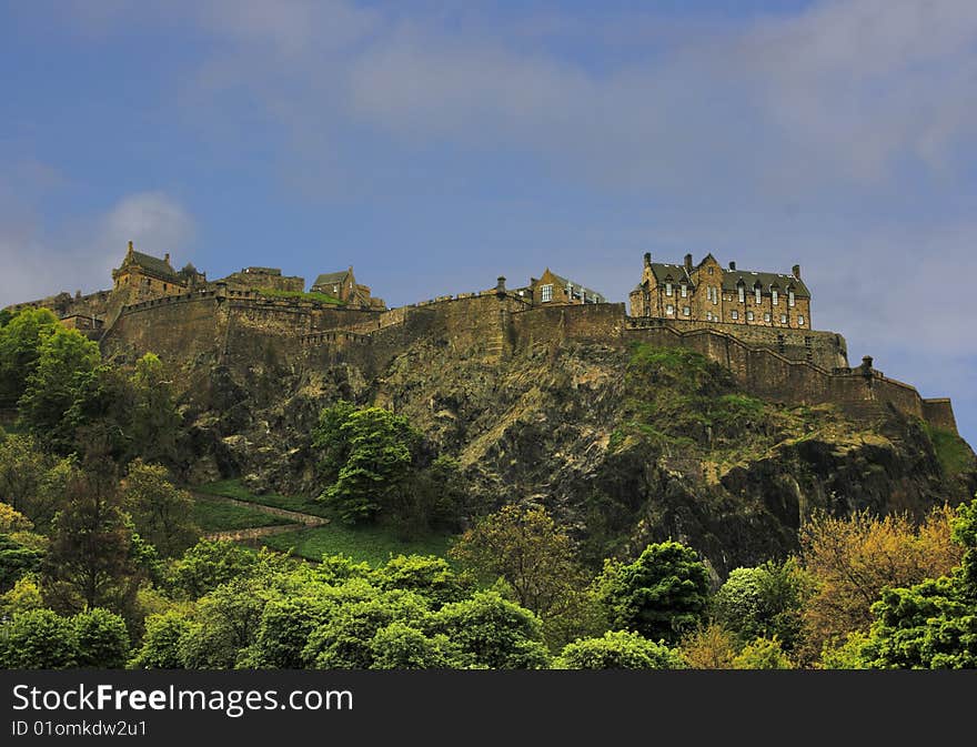 North Walls Of Edinburgh Castle, Scotland