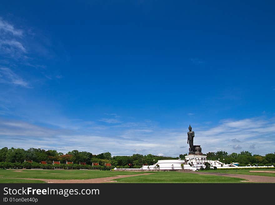 Walking Buddha Image, Thailand