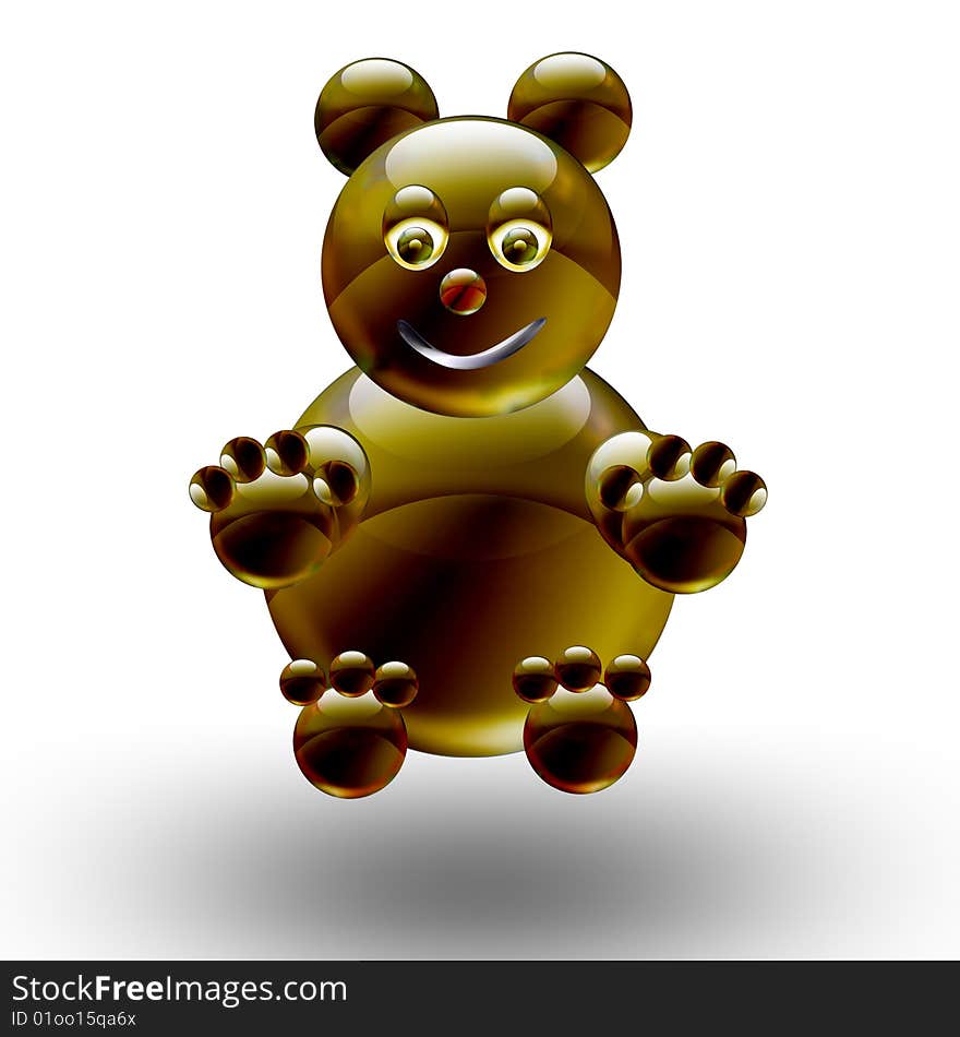 An icon of a little bear