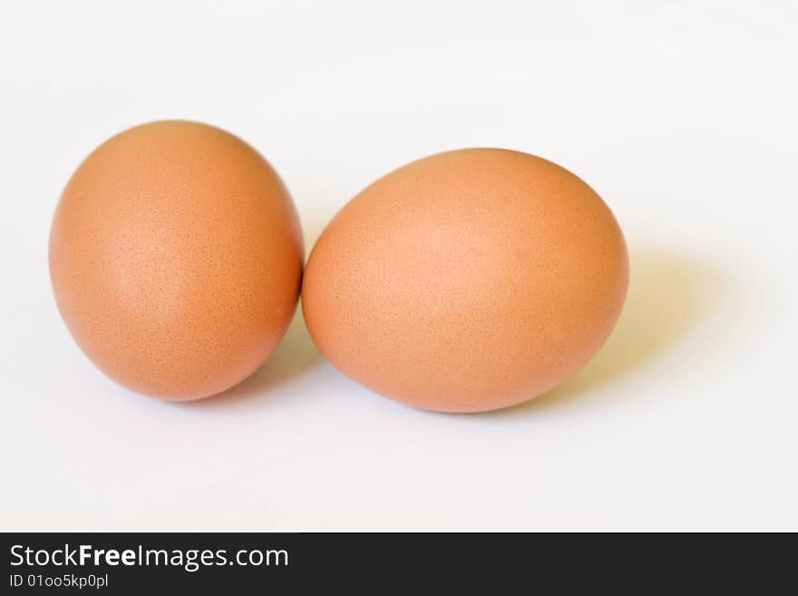 Two Brown Eggs