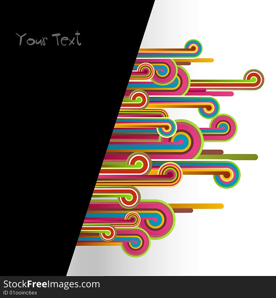 Abstract illustration. Vector