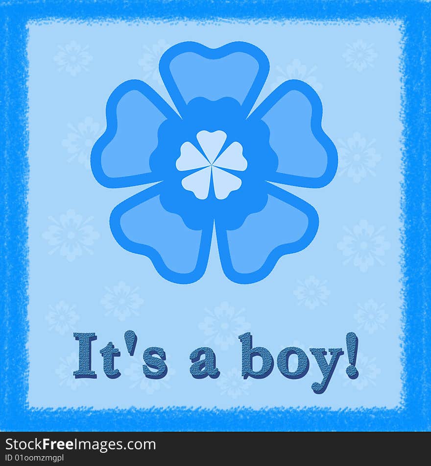 It S A Boy Card