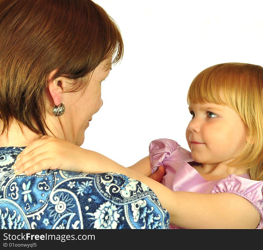 Mum with a daughter