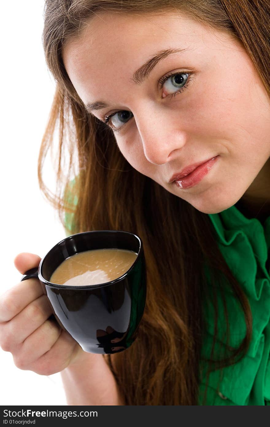 Woman With Coffee Cup