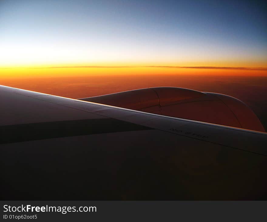 Sunset On The Wing