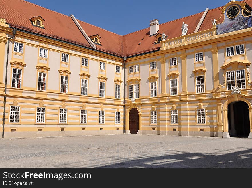 Quadrangle in melk monastery