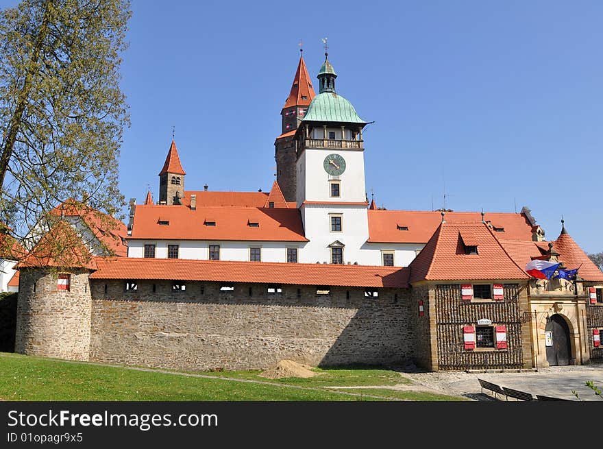 Most inportent and beautiful castle-stronghold in Czech republic,Bouzov. Most inportent and beautiful castle-stronghold in Czech republic,Bouzov.