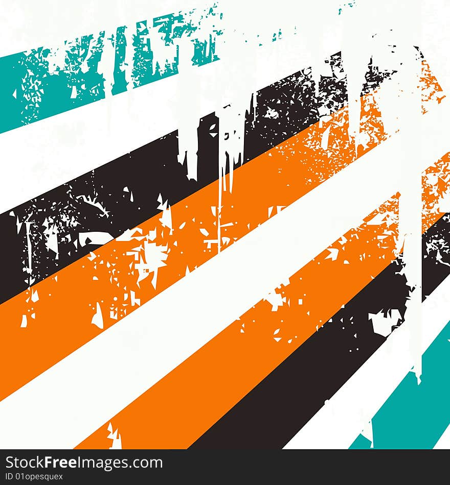 Grungy vector background illustration raster