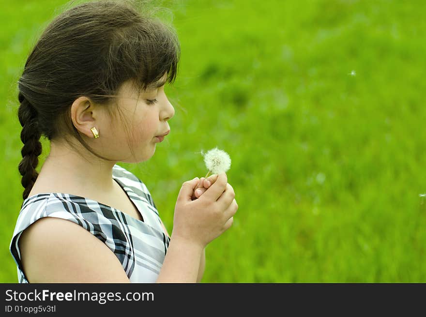 Girl With Dandelion