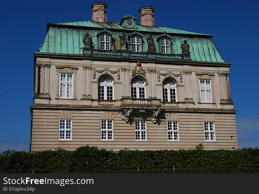 Old hunting castle near Copenhagen, buildt 1734-36. Old hunting castle near Copenhagen, buildt 1734-36