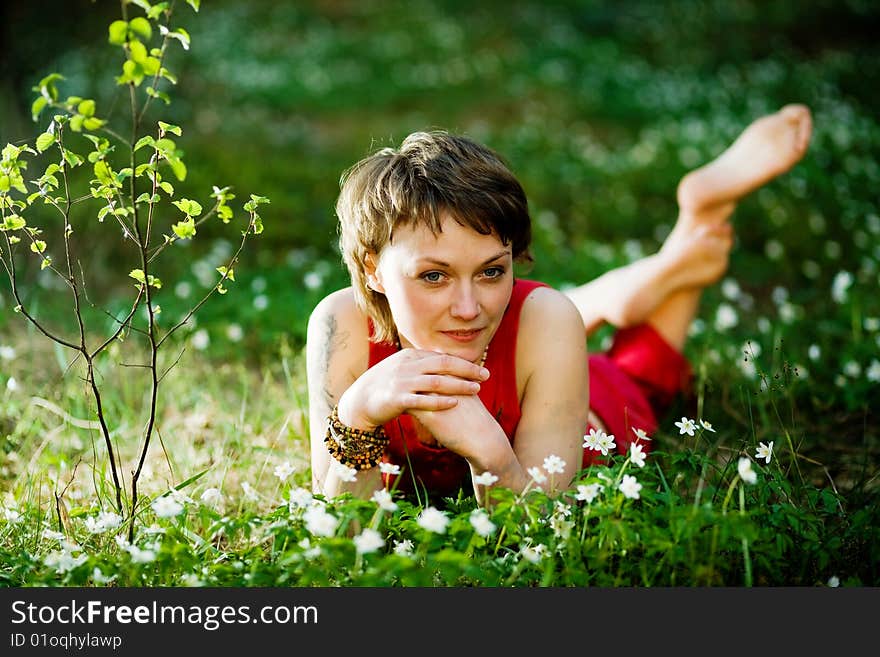 Resting On The Grass