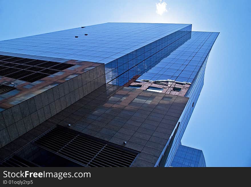 Skyscraper office building in Boston, Massachusetts. Skyscraper office building in Boston, Massachusetts