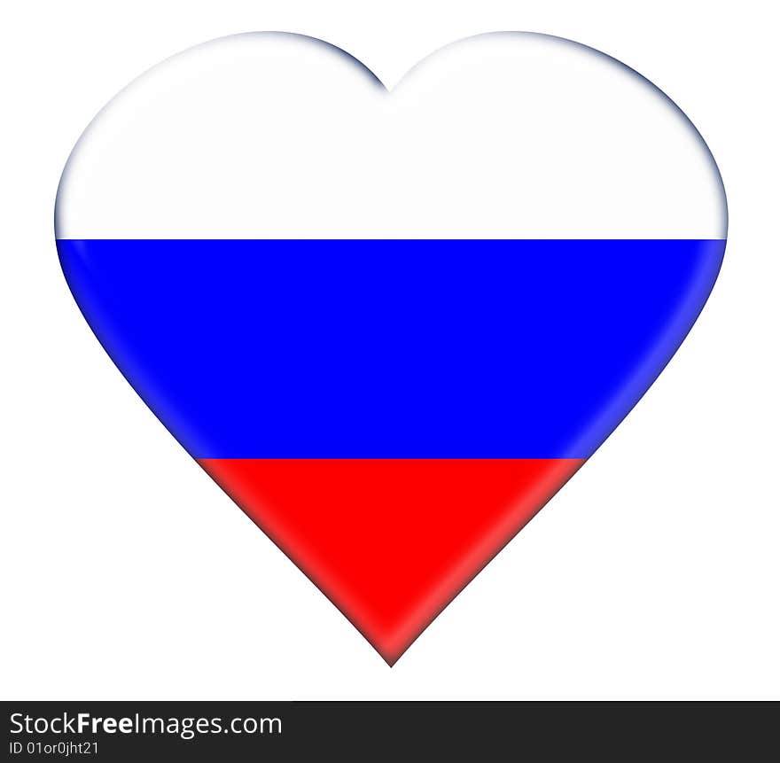 Icon Of Russia Flag