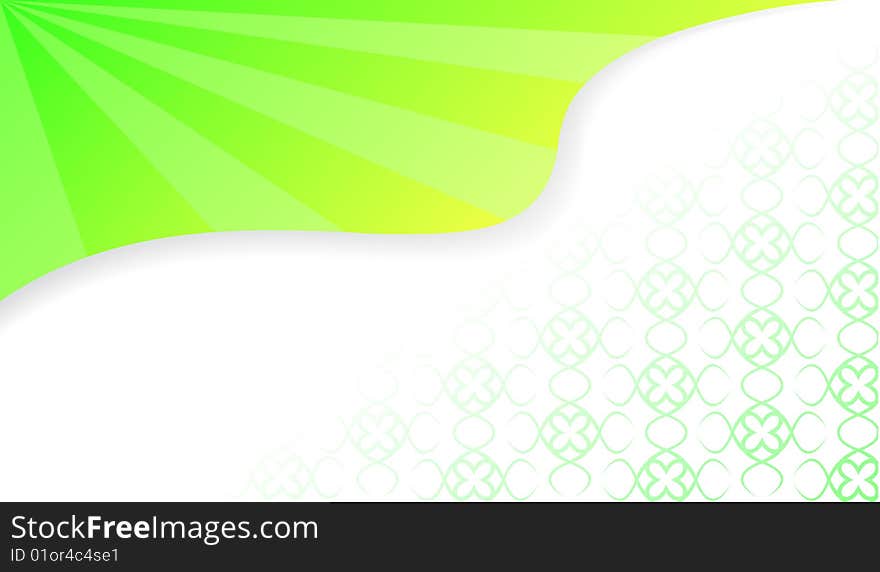 Vector background for business or invitation card, green color. Vector background for business or invitation card, green color