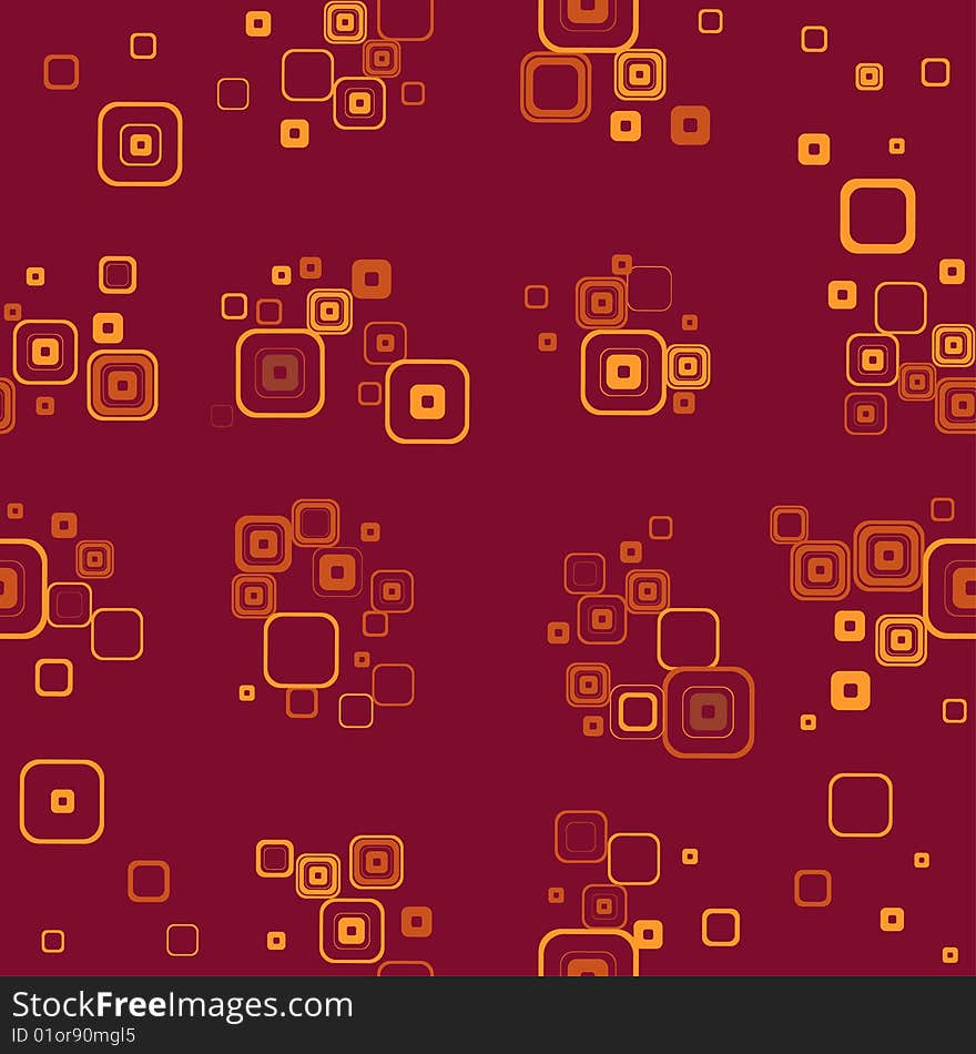 Seamless modern background from squares.