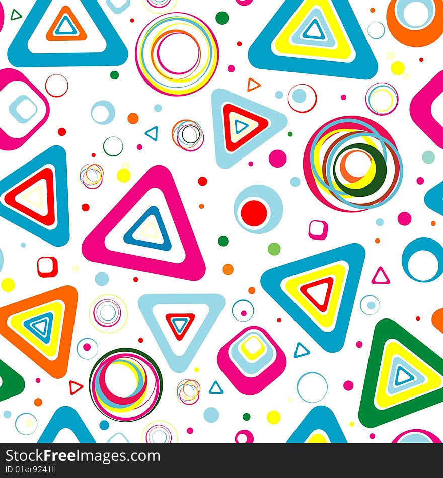 Seamless abstract background from geometry figure.