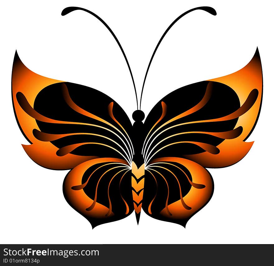 Abstract butterfly