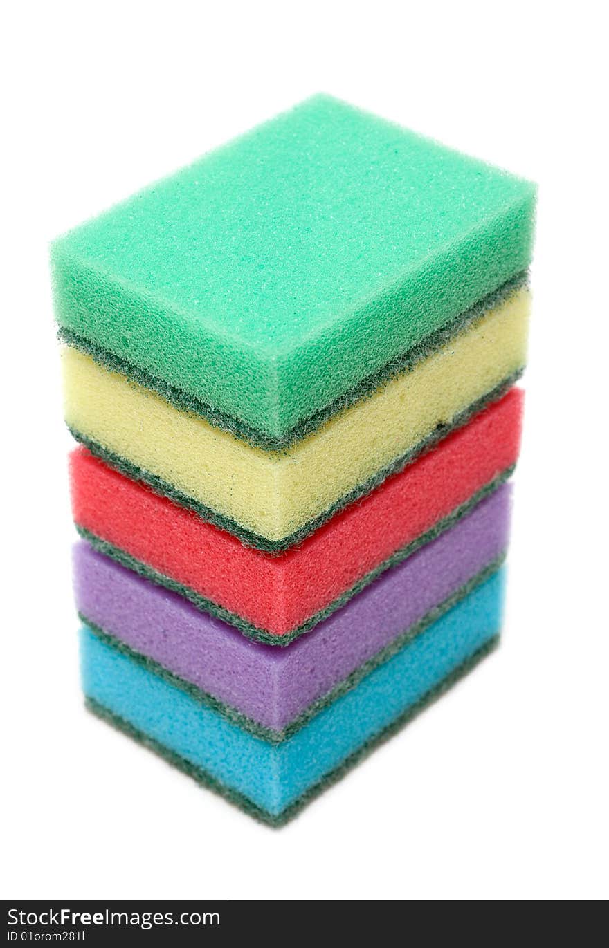 Colour sponges, tower