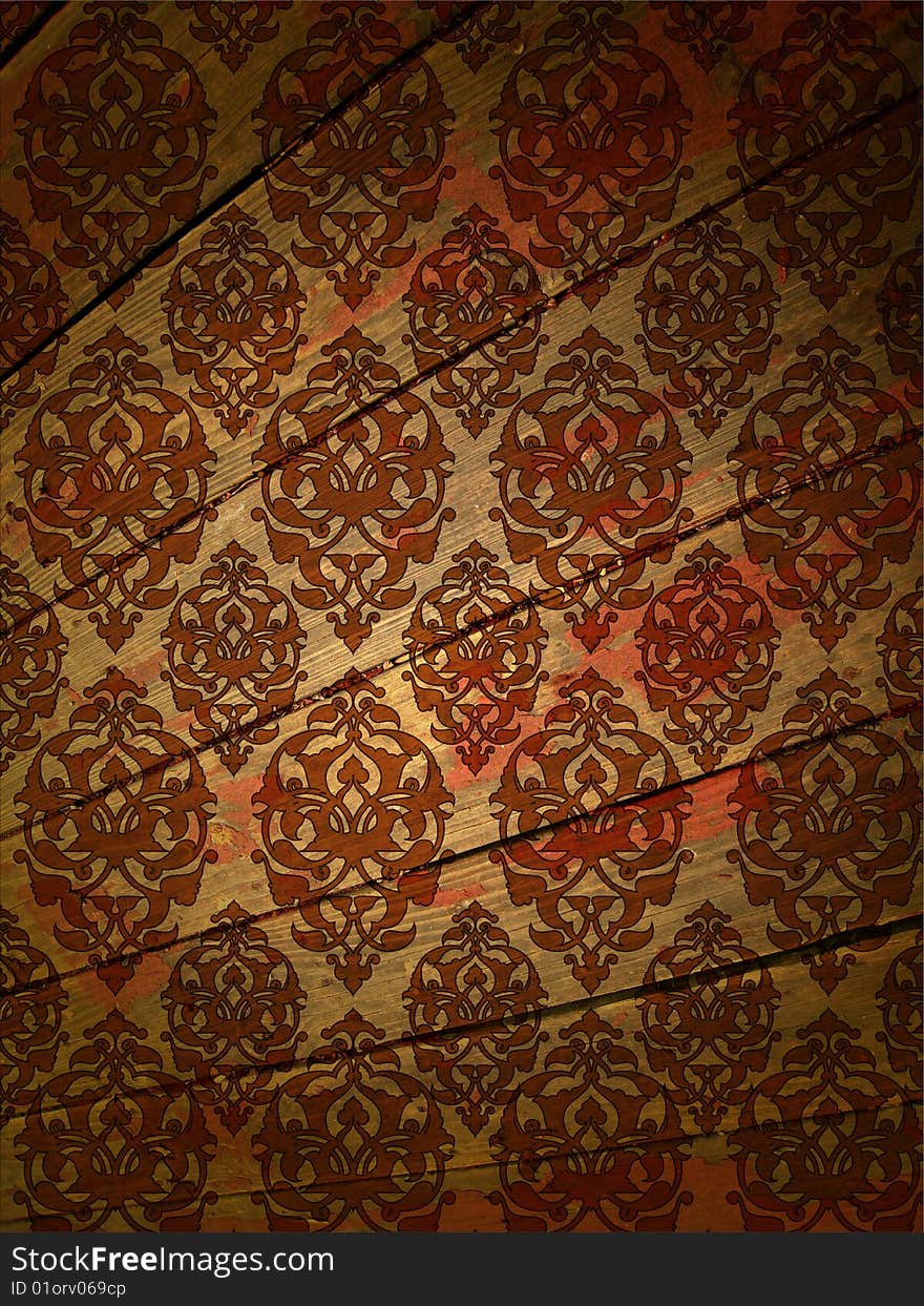 Traditional ottoman turkish seamless tile design. Traditional ottoman turkish seamless tile design