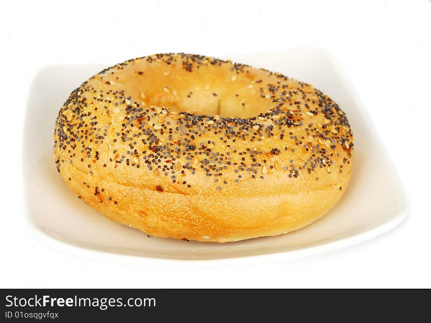 Bagel with sesame seeds