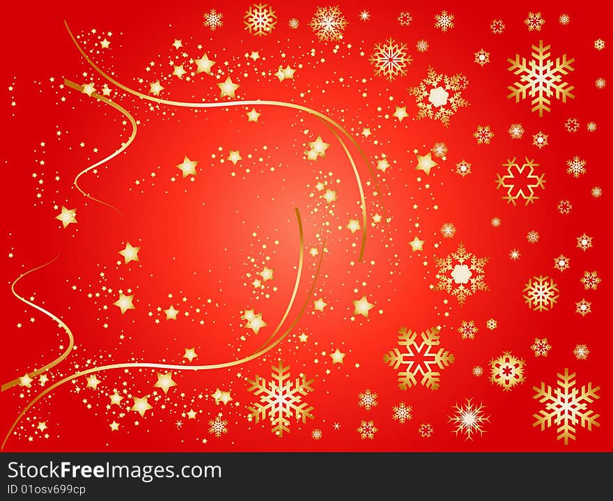 Red Christmas Background