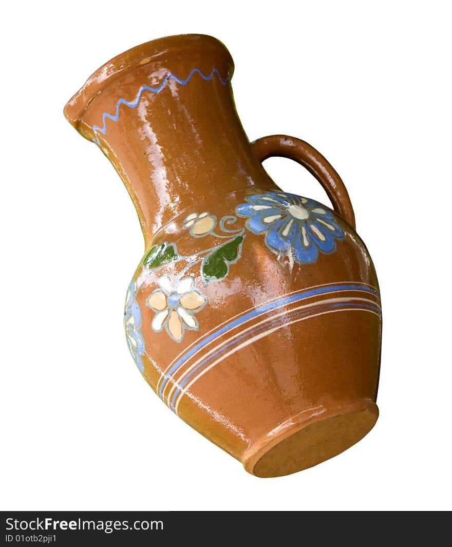 Traditional Slavonic ceramic jug