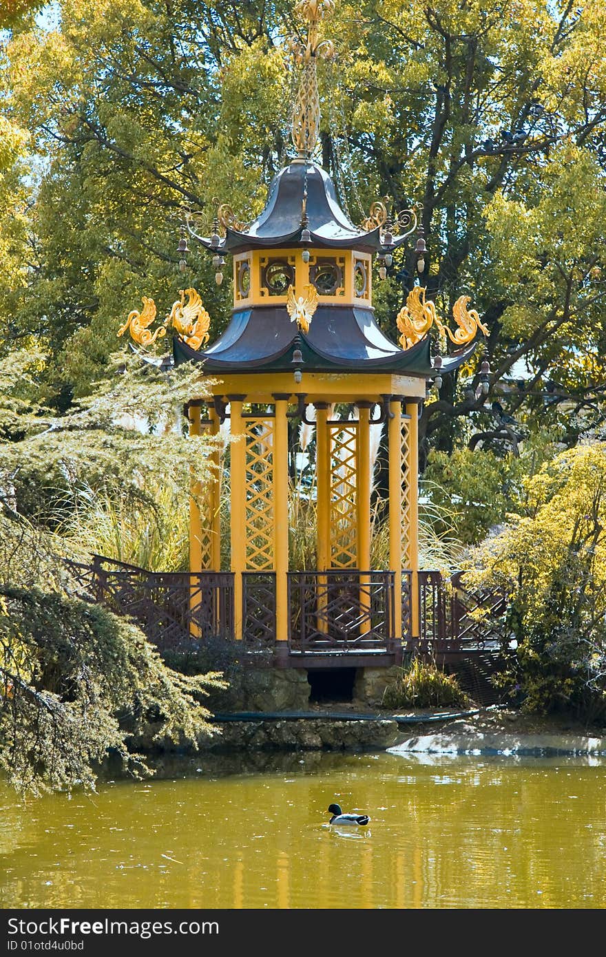 The park was projected by the archtect Michele Canzio commisioned from Pallavicini and the works started in the year 1840. The park was projected by the archtect Michele Canzio commisioned from Pallavicini and the works started in the year 1840