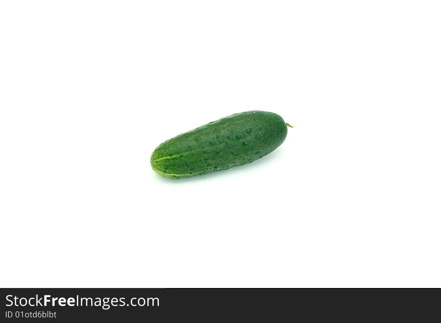 Cucumber isolated on white