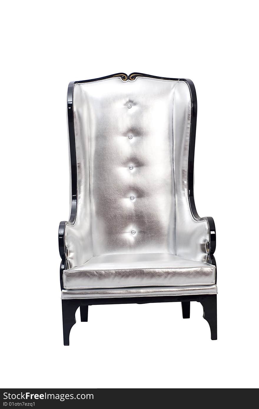 A fashion bling chair with on backgroud. A fashion bling chair with on backgroud.