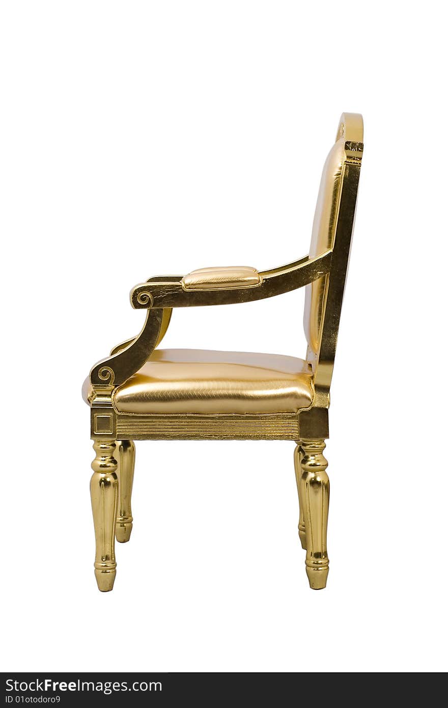 A fashion bling chair with on backgroud. A fashion bling chair with on backgroud.