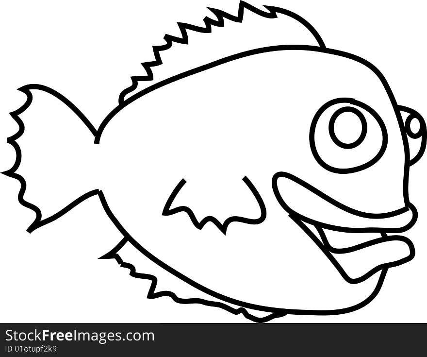 Cartoon Funny Fish