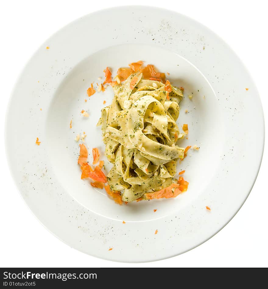 Tagliatelle with pesto