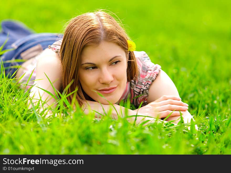 Attractive Young Woman Outdoors