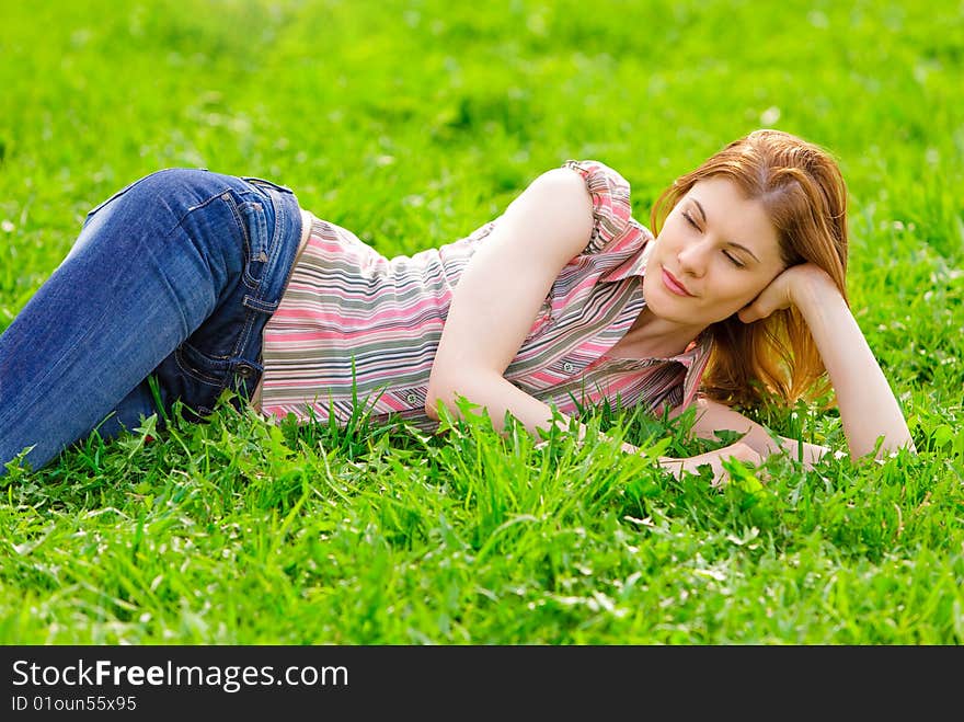 Beautiful girl outdoors