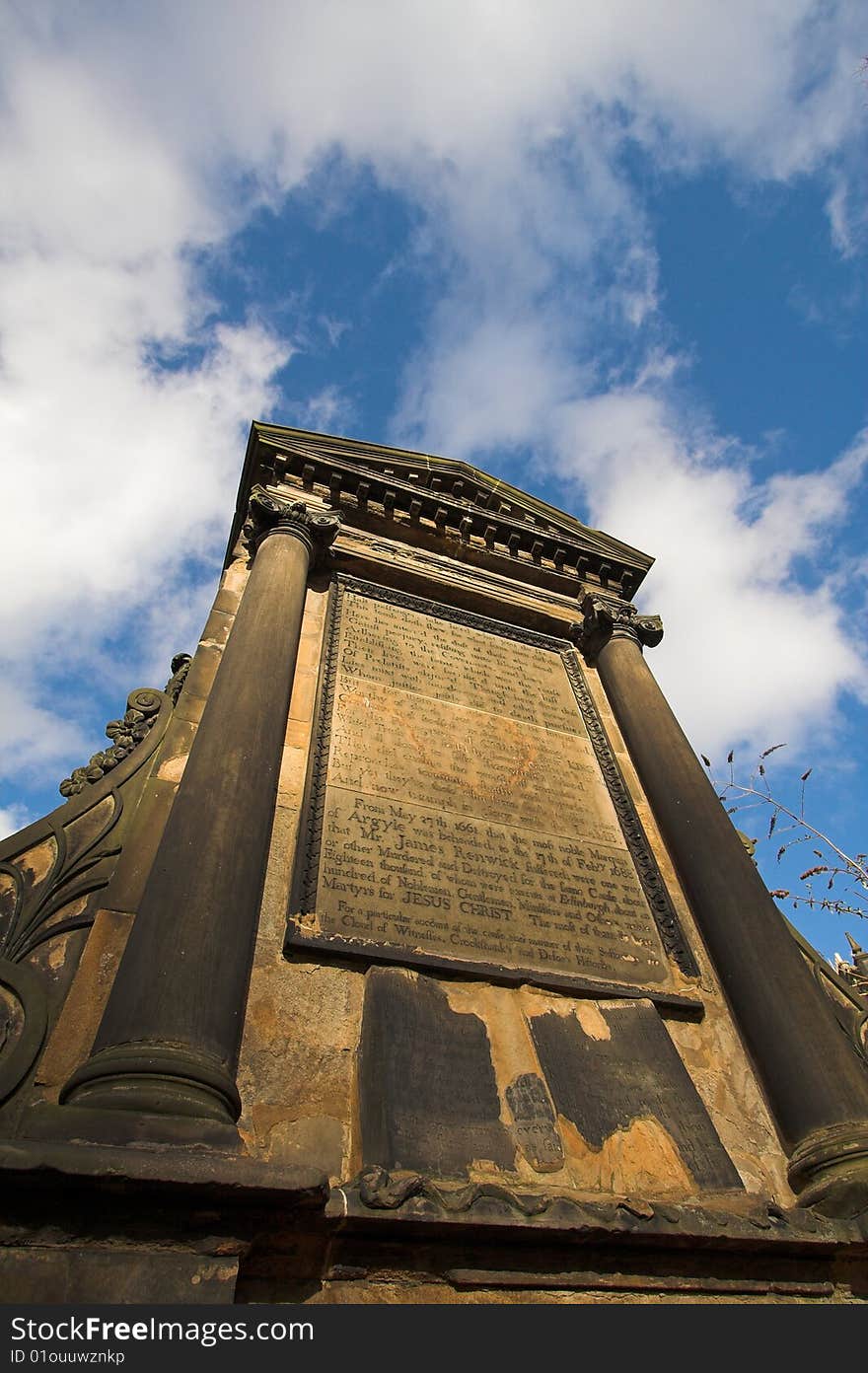 Covenanter Martyrs Memorial. Greyfriars Kirkyard