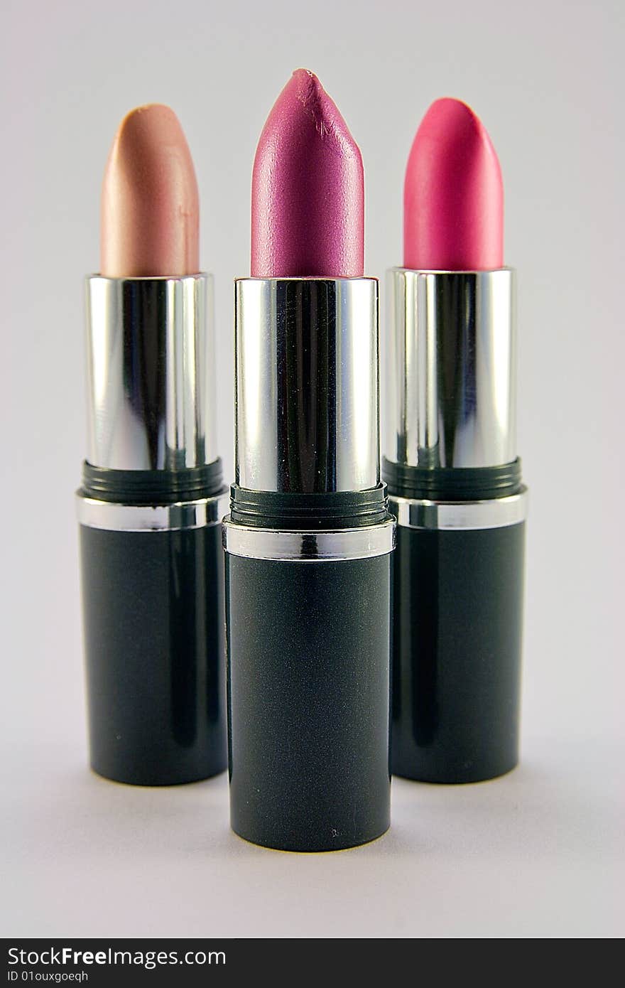 Three Pink Lipsticks